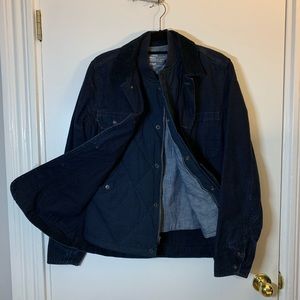 Gap navy heavyweight denim jacket